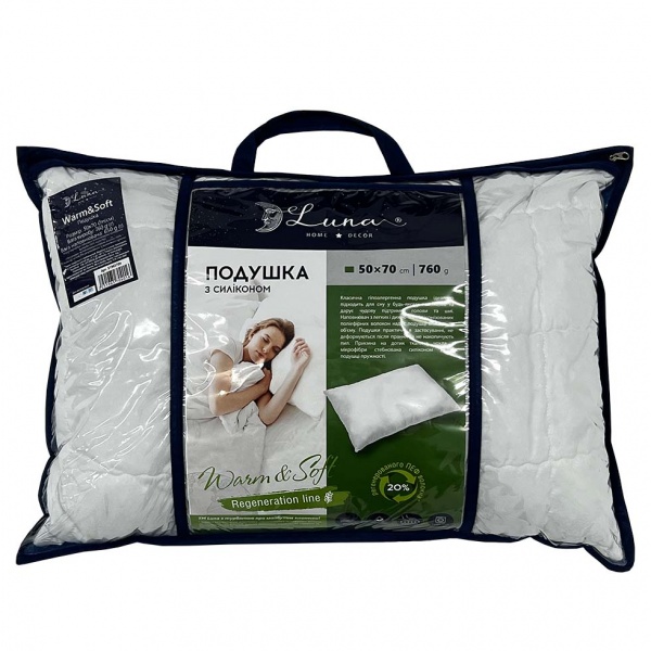Подушка для сну Warm and Soft Luna 50x70 см білий